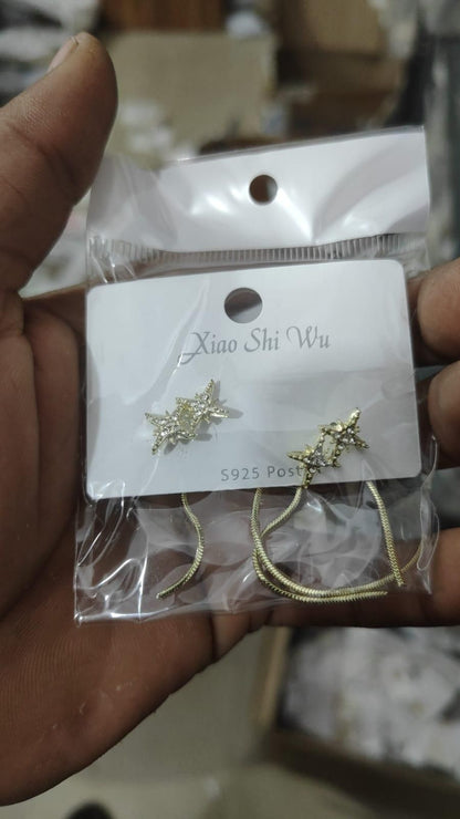 Stars Chain Earrings